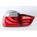 BMW E90 09-12 Red Clear Light Bar LED Tail Lamp